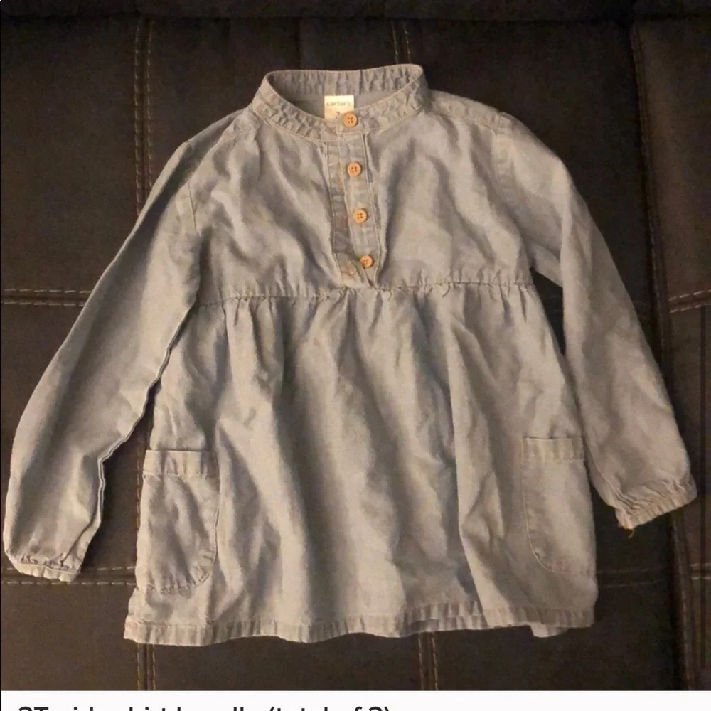 3t girls long sleeve shirt bundle (total of 3). EUC.